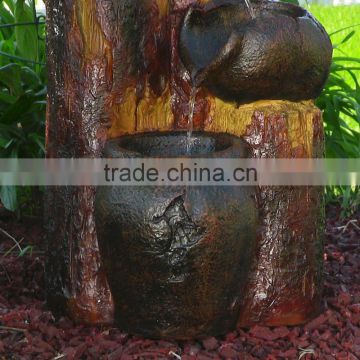 Cascading Buckets Outdoor Garden Solar Water Fountain photo-2