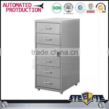Wholesale Prices Office Furniture Metal 6 Chest of Drawers File Cabinet photo-3