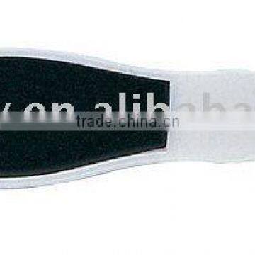 black and white color peeling pedicure file