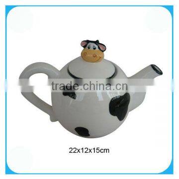 Kitchenware tableware cow ceramic teapot