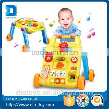 Sit-to-stand Learning Walker, Plastic baby walker , Baby walker toys with lights & music