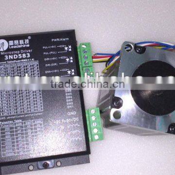 Laser leadshine stepper motor driver 3ND583 with leadshine Motor 573s15