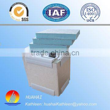 Pre-insulated blue color PU/PIR foam ventilation duct board