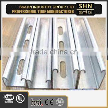 Galvanized steel c channel slot