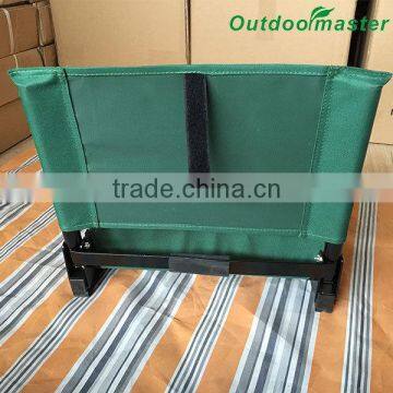 Portable Cheap Dark Green Folding Football Game Seat Cushion