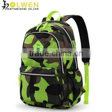 Three different camo school bag backpack for 3-6 grade