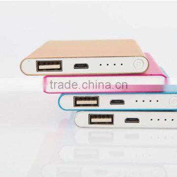 Customized 4000mAh Real Capacity Super Ultra Slim Flat Power Bank photo-6