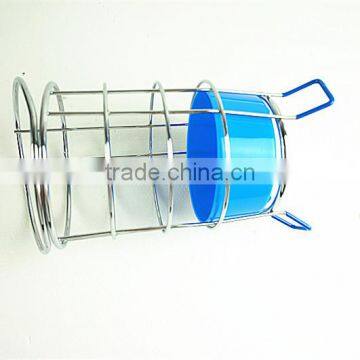 43021 Steel Wire Sink Basket Cutlery Holder Cooking Utensils Storage Kitchen Rack photo-4