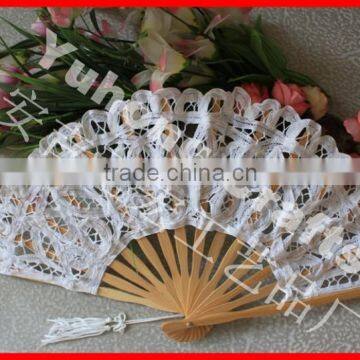 Beatutiful and Colorful Wedding Folding Lace Fan photo-4