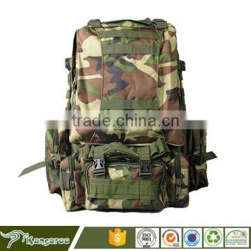 Canvas Camping Camouflage Backpack Bag photo-4