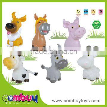 wholesale Kids toys soft rubber animal toys for kids