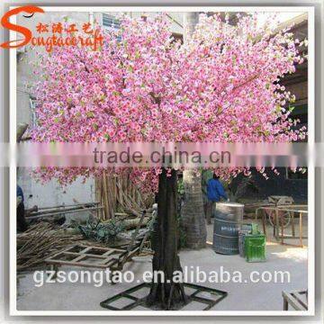 Fake artificial cherry blossom tree fabric artificial cherry blossom tree