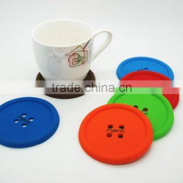 Hot Colored Customized Food Grade Silicone Table Beer Cup Coaster photo-5