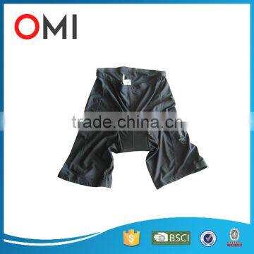 Men's cycling shorts plain black padded mountain bike cycling shorts