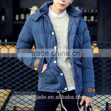 Manufactorying China Supplier 2016 Fashion Thicken Cheap Men Winter Coats With Hoodie