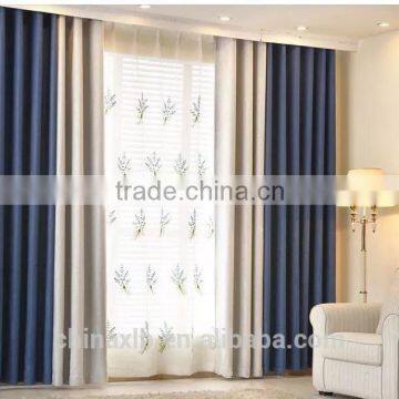 TOP ONE Curtain Factory First -class Quality Creative Designs Jacquard Sheer Blackout Embroidery Curtain photo-2