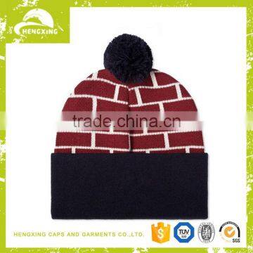 Hot Sale High Quality Colorful Knitted Wholesale Winter Hats and Gloves