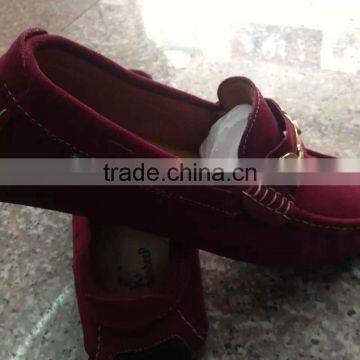 Brand Name Men Peas Shoes Stock Inventory Wholesale, Good Quality Men Stock Casual Shoes With Genuine Leather photo-3