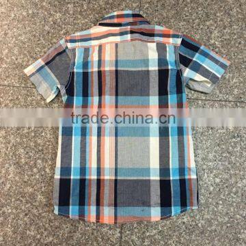 Kids Boy Stocklots Checked Short Sleeve Shirt photo-5