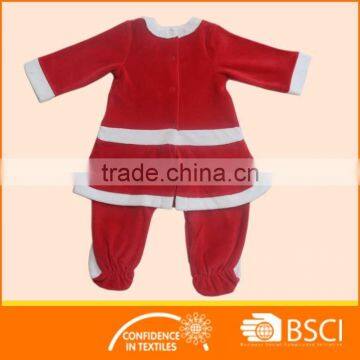 Christmas Bowknot Soft Cotton Baby Clothes Romper photo-2