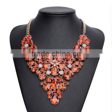 Luxury Crystal Gems Women Collar Necklace Jewelry photo-4