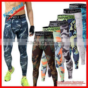 2015 New fashion wholesale fitness clothing men compression pants,yoga pants