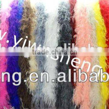 New Style Fashion Mix Colors 200cm Ostrich Feather Boa For Decorate cheap ostrich feather boas