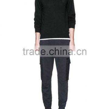 New Design Cotton Casual Pants With Two Pockets Mens Baggy Trousers Pants photo-4