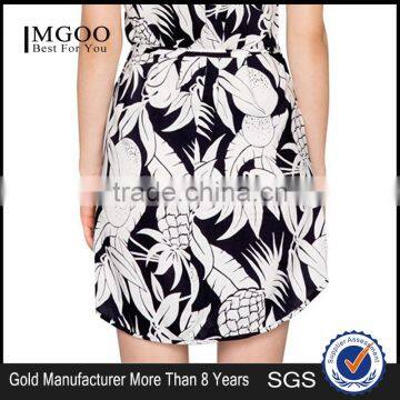 MGOO China Made OEM Manufacturer Summer Mini Chiffon Slip Dress Front Button Women Vestidos 2015 #25206052 photo-5