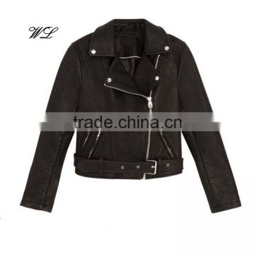 2017 ladies PU short cool fancy motorcycle jacket wholesale Jackets