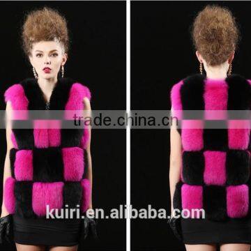 New 2016 Fashion Autumn Winter Coat Warm Women Fur Coat Faux Fox Fur Vest High-Grade Jacket photo-4