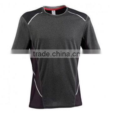 Hot Sale 100% Polyester Blank Custom Dry Fit Slim Gym Sports Marathon Running Promotion t Shirt Wholesale Cheap photo-4