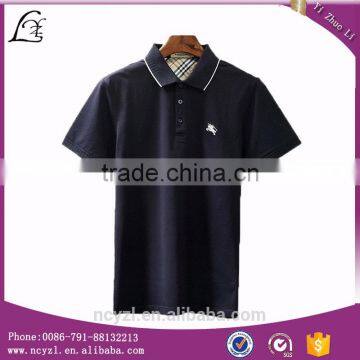 wholesale OEM custom design color combination polo t-shirt