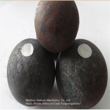 dia.30,40mm forged grinding media,forged grinding mill steel balls, rolled steel balls,rolld balls for ball mill