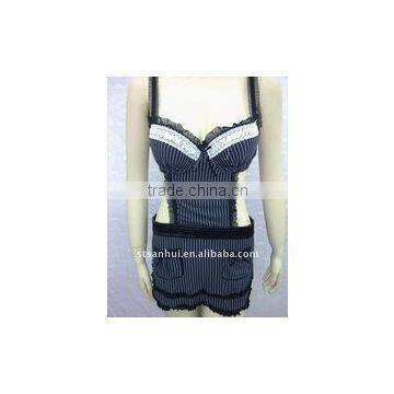 High Quality Lace Sexy Lingerie Breathable Quick Dry Fench Size Hot Selling Baby Doll photo-3