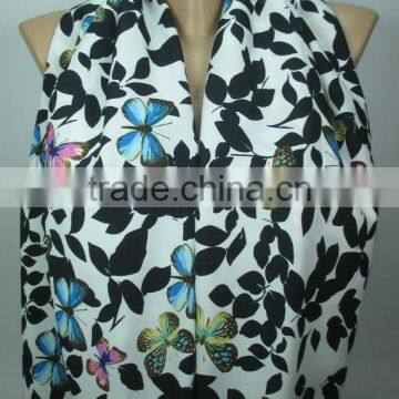 BUTTERFLY Print Scarf Shawl Animal Scarf Infinity Scarf Women Fashion Accessories Christmas Gift Ideas For Her photo-2
