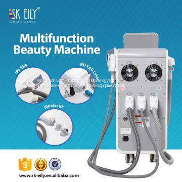 2017 Multi Function Beauty Machine OPT ND YAG Laser RF 3 Handle Shr Ipl photo-2