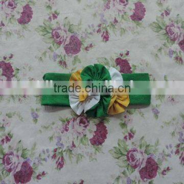 2016 Newest and Fashion Elastic Hair Band,three Flower Shape Headband,bright Colorful Hair Band With Elastic photo-2