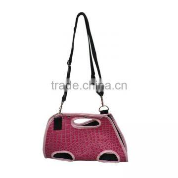 2016 Wholesale Waterproof Leather Pet Carrier Unique Design Dog Travel Bag photo-2