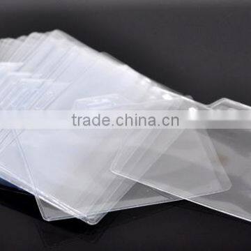 High Quality Clear Horizontal Plastic Bank Student ID Card Holder For Sale photo-2