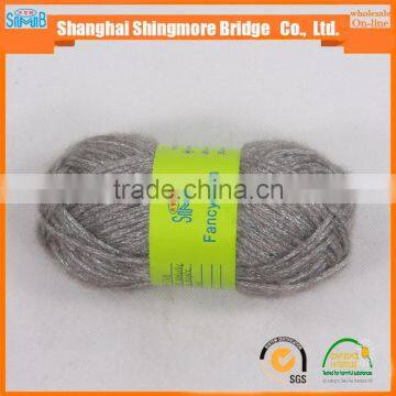 China Fancy Knitting Yarn Supplier Best Selling Metallic Wool Blended Yarn, Air Yarn for Hand Knitting photo-3