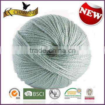 2014 anti-pilling bamboo fiber solid color ball yarn for top clothes