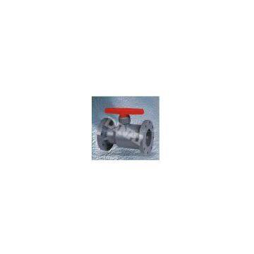 Plastic Flange CPVC Ball Valve Handle Lever 1-1/4