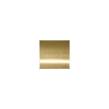 OEM Champagne Gold Anti-fingerprint Stainless Steel Decoration Sheet