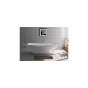 Artificial Stone Bathtub Freestanding Bathtub photo-2
