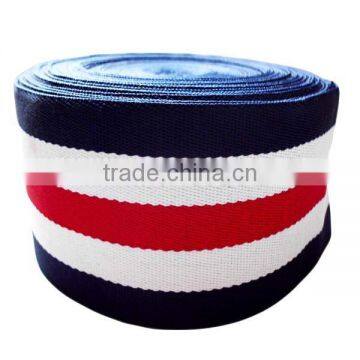 Wholesale cotton striped webbing strap