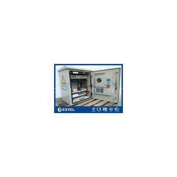 Custom Pole Mount / Wall Mount Metal Enclosure Galvanized Steel BTS Outdoor Cabinet