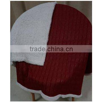 Super Soft Thickness Red 100% Cashmere Blanket