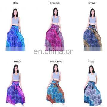 Lofbaz Bohemian Women's Long Skirt Hippie Style One Size Fits for All photo-2