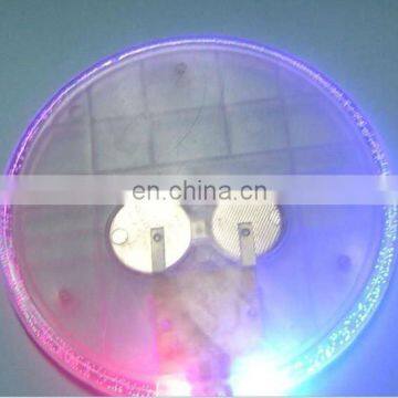 glow cup coaster/plastic flash coaster LED flash coaster